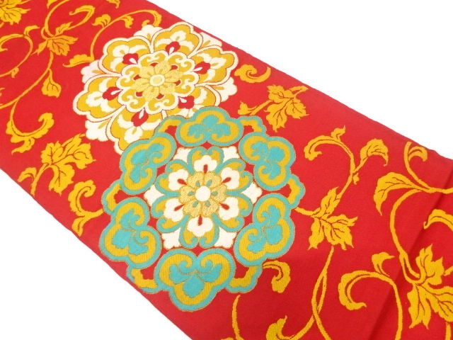 Japanese Kimono / Antique / Fukuro Obi Silk